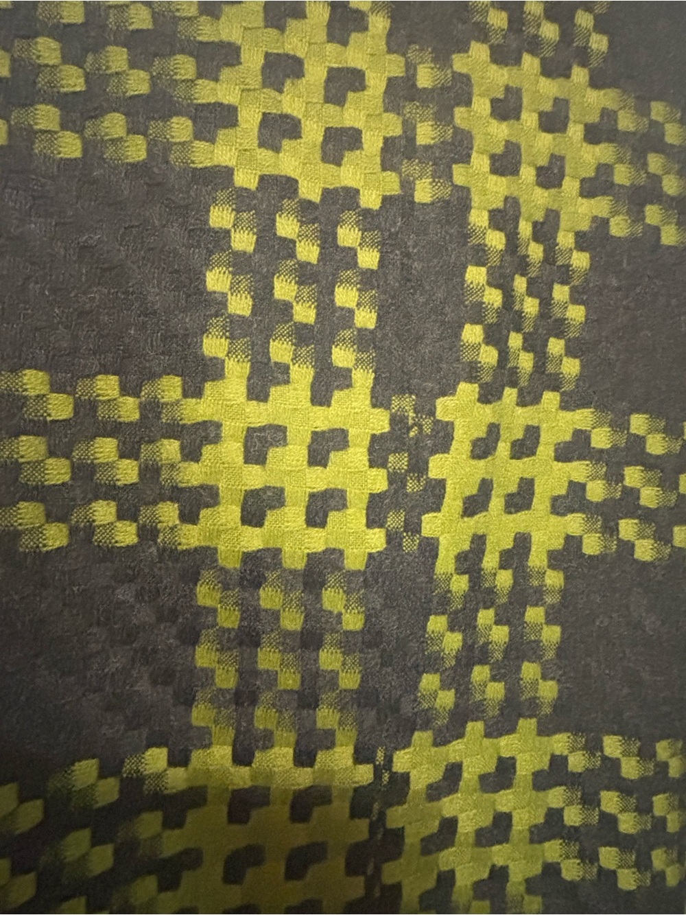 VEX Collection Chartreuse Charcoal Plaid Jacket Size 40 - Picture 7 of 7
